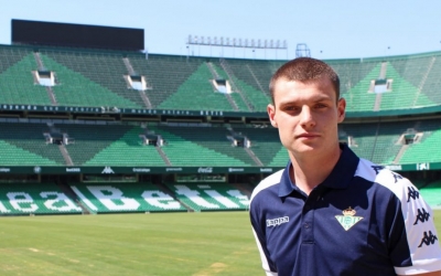 Xiker Ozerinjauregi a l'estadi Benito Villamarín | Informa Betis